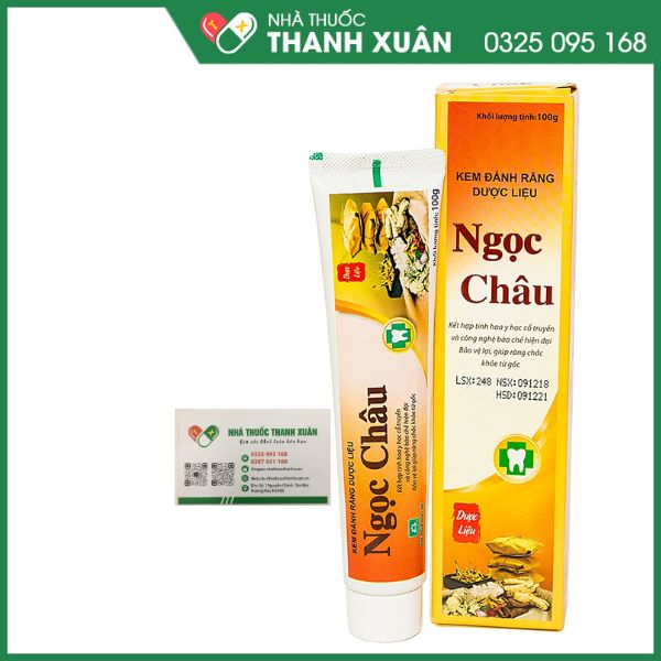 Kem đánh răng ngọc châu truyền thống - Giúp làm sạch, ngừa sâu răng